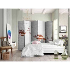 Wohnen Wohnzimmer-Regale|Paravents*Wohnraum Raumteiler in Maueroptik - Seven