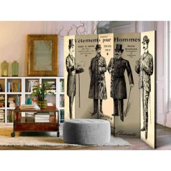 Wohnen Wohnzimmer-Regale|Paravents*Wohnraum Sichtschutz Gentlemen - Bojan