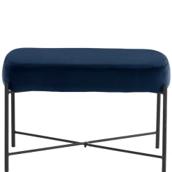 Wohnen Küchenbänke|Esszimmerbänke*Wohnraum Sitzbank in Blau Samt - Isika