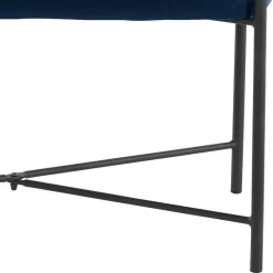 Wohnen Küchenbänke|Esszimmerbänke*Wohnraum Sitzbank in Blau Samt - Isika