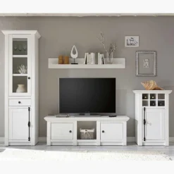 Wohnen Wohnwände|Wohnwand*Wohnwand Chelles im Landhausstil (vierteilig)