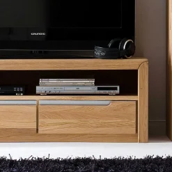 Wohnen Wohnwände|Wohnwand*Wohnwand Croconia aus Wildeiche Massivholz (dreiteilig)