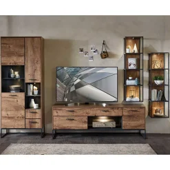 Wohnen Wohnwände|Wohnwand*Wohnwand Designmöbel Set - Xindus (vierteilig)