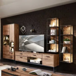 Wohnen Wohnwände|Wohnwand*Wohnwand Designmöbel Set - Xindus (vierteilig)