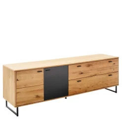 Wohnen Wohnwand für Wohnzimmer Set - Flacona (dreiteilig)