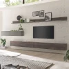 Wohnen Wohnwand Hängeschränke und Wandboards im Set - Mundo (fünfteilig)