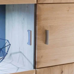 Wohnen Wohnzimmerschränke|Vitrinen*Wohnwand Hängevitrine in Eiche Bianco - Vernella