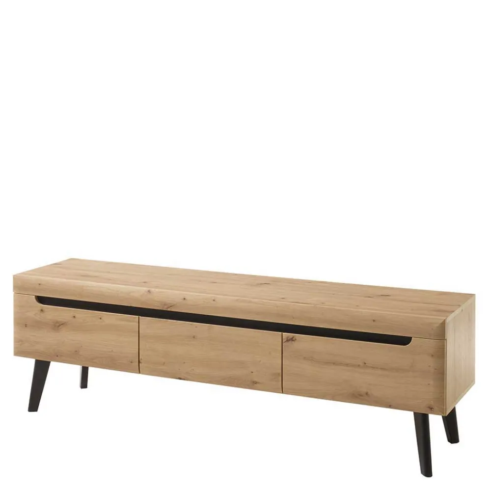 Wohnen Wohnwand im Skandi Look Set - Olcian (dreiteilig)