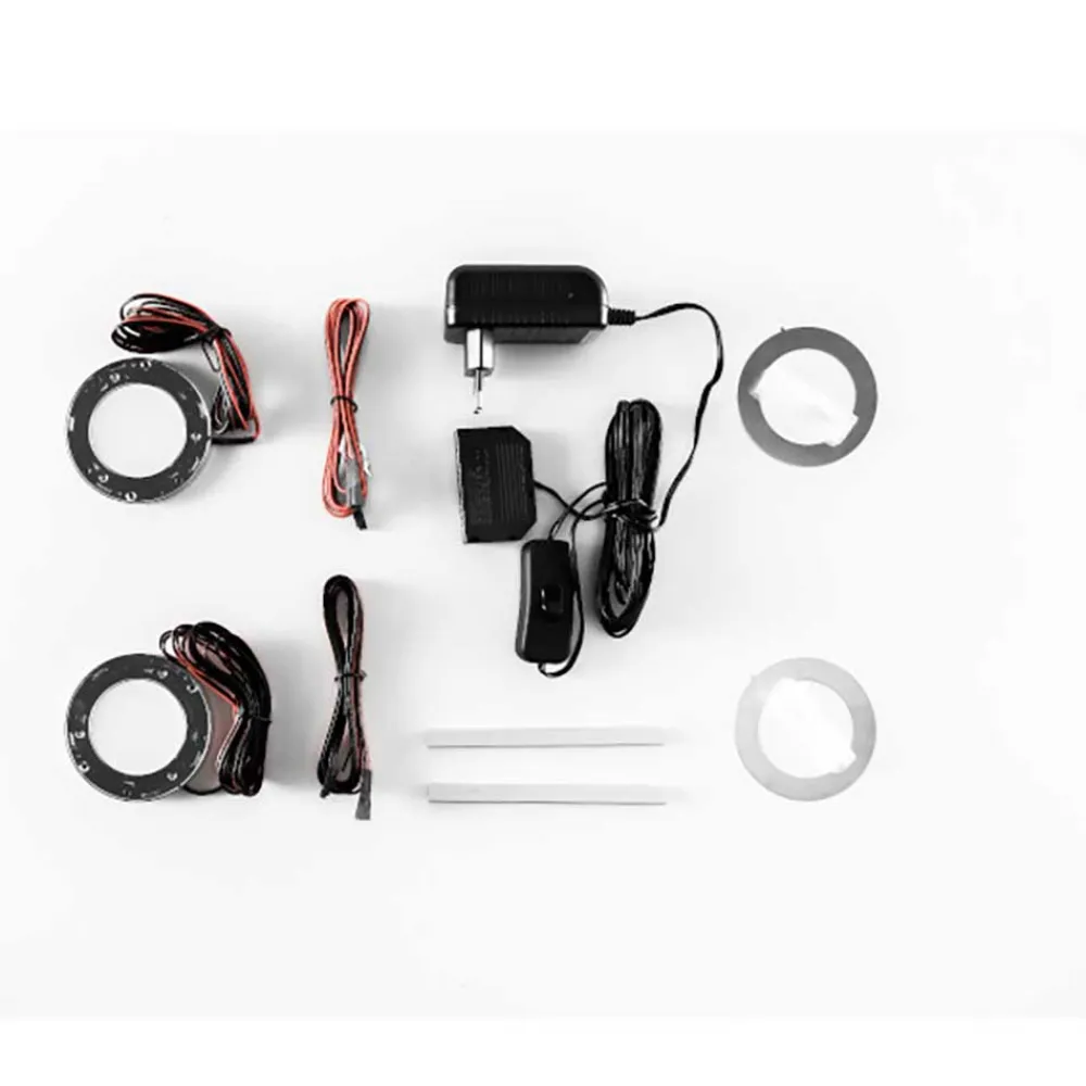 Wohnen Wohnwand in Weiß und Schwarzgrau - Loazin (dreiteilig)