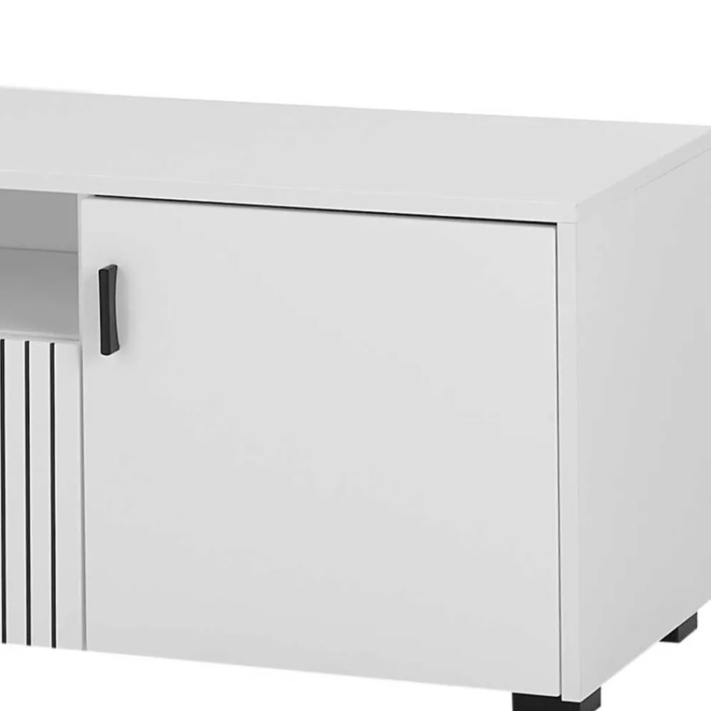 Wohnen Wohnwand Kombination in Weiß - Dualkos (vierteilig)