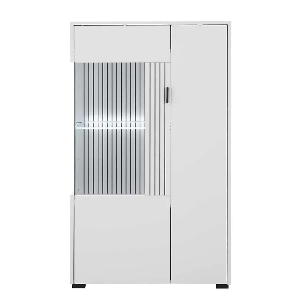 Wohnen Wohnwand Kombination in Weiß - Dualkos (vierteilig)