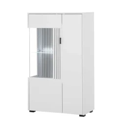 Wohnen Wohnwand Kombination in Weiß - Dualkos (vierteilig)