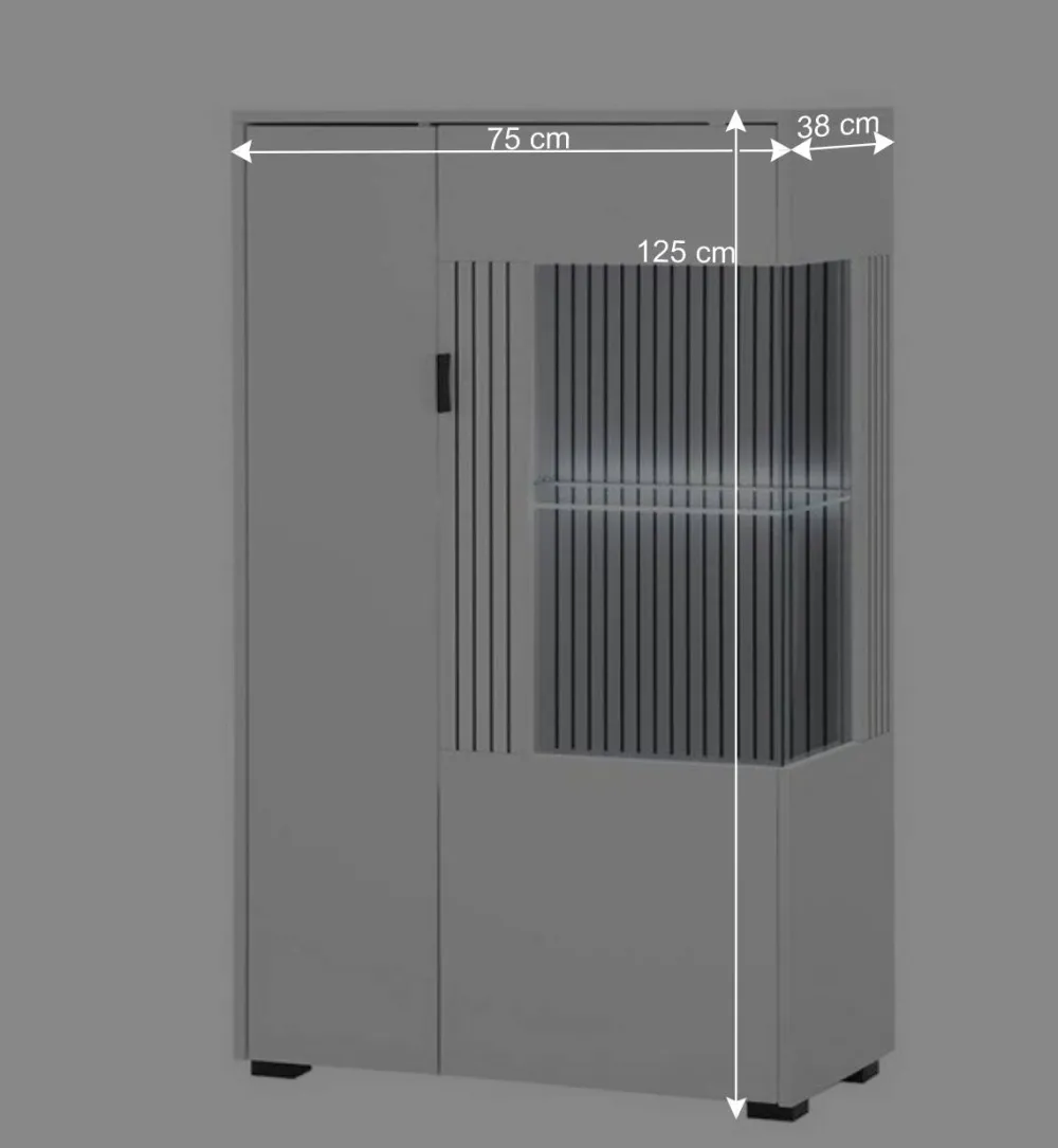 Wohnen Wohnwand Kombination in Weiß - Dualkos (vierteilig)