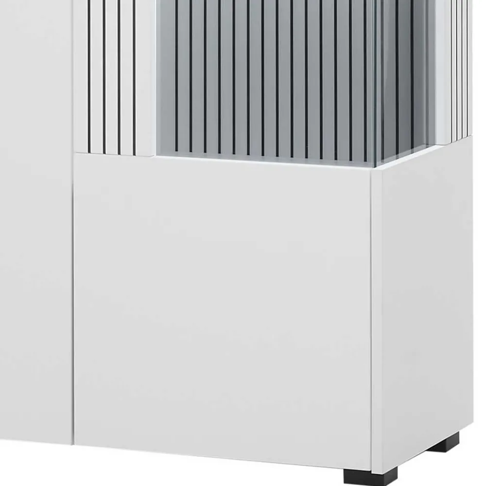 Wohnen Wohnwand Kombination in Weiß - Dualkos (vierteilig)