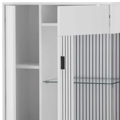 Wohnen Wohnwand Kombination in Weiß - Dualkos (vierteilig)