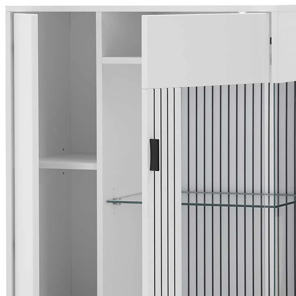 Wohnen Wohnwand Kombination in Weiß - Dualkos (vierteilig)