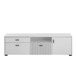 Wohnen Wohnwand Kombination in Weiß - Dualkos (vierteilig)