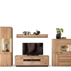 Wohnen Wohnwand Kombination Möbelset - Crupean (vierteilig)