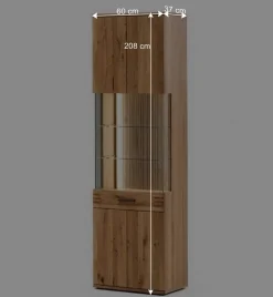 Wohnen Wohnwand Kombination Möbelset - Crupean (vierteilig)