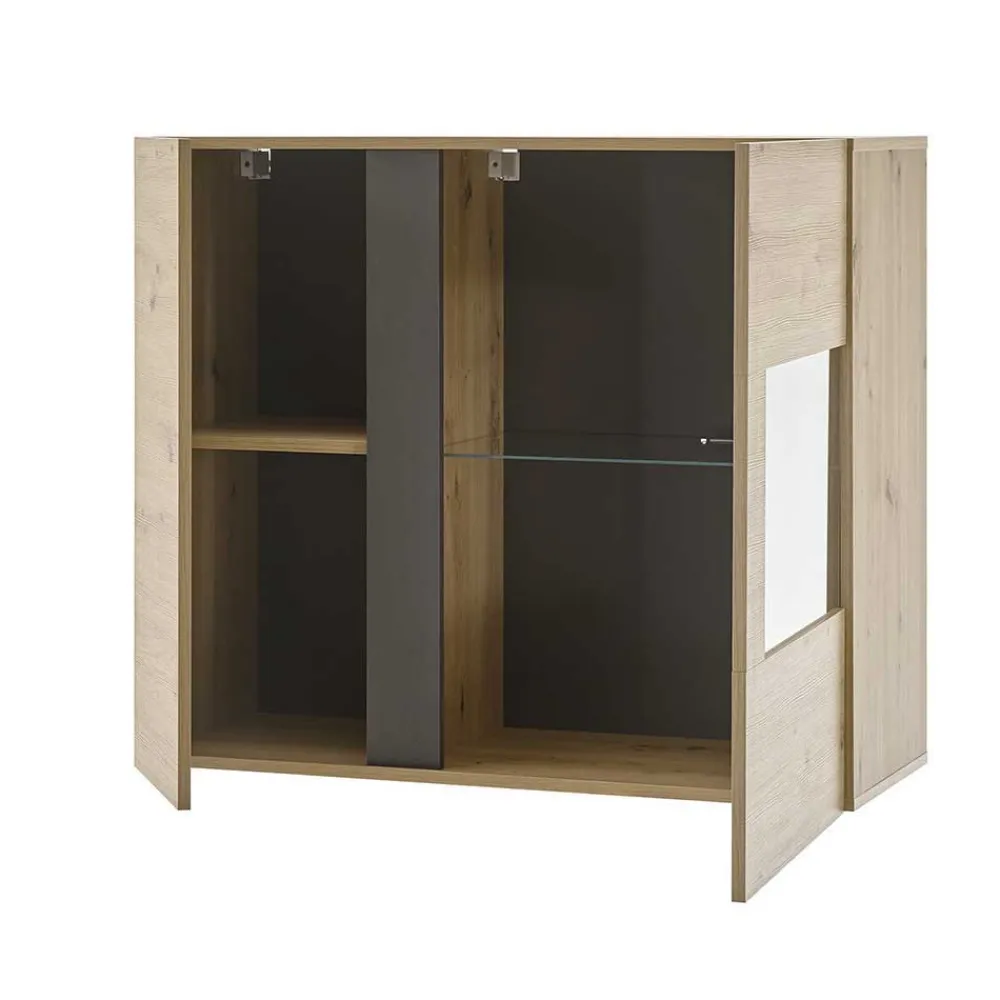 Wohnen Wohnwand Kombination modern - Lairian (vierteilig)