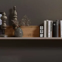 Wohnen Wohnwand Möbel in Grau & Eiche - Fraguca (vierteilig)