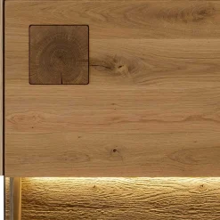 Wohnen Wohnwand Möbel Kombination aus Wildeiche - Millena (dreiteilig)