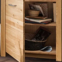 Wohnen Wohnwände|Wohnwand*Wohnwand Möbel Set aus Wildeiche - Loitons (vierteilig)