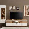 Wohnen Wohnzimmerschränke*Wohnwand Möbel Zusammenstellung 239 cm breit - Niam (dreiteilig)