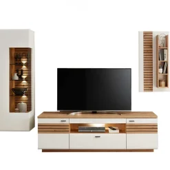 Wohnen Wohnzimmerschränke*Wohnwand Möbel Zusammenstellung 239 cm breit - Niam (dreiteilig)