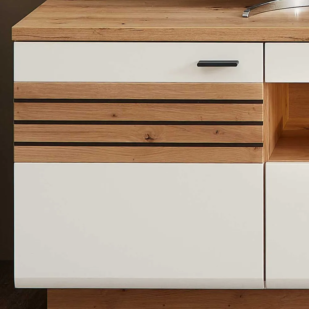 Wohnen Wohnzimmerschränke*Wohnwand Möbel Zusammenstellung 239 cm breit - Niam (dreiteilig)