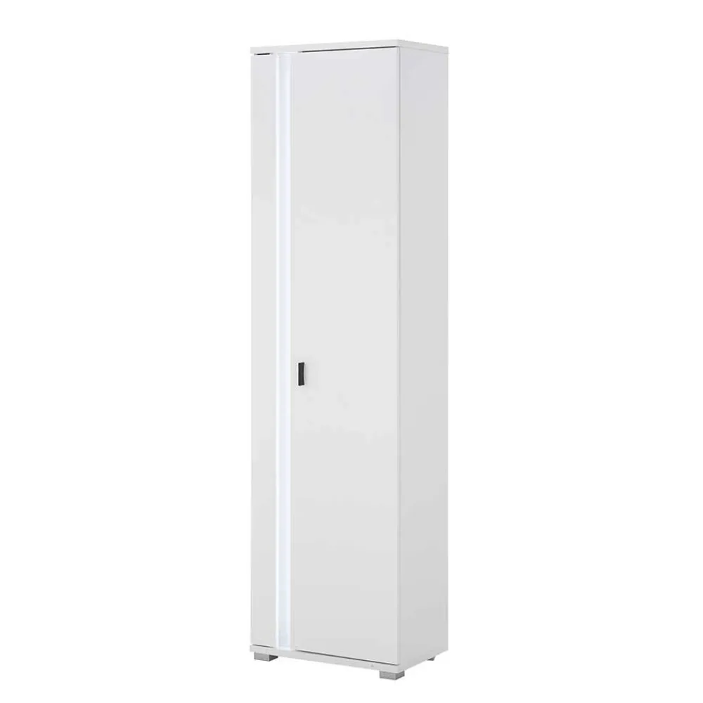 Wohnen Wohnwand mit LED Licht Möbelset - Tirol (vierteilig)