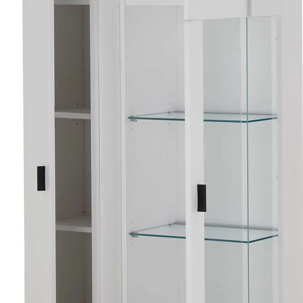 Wohnen Wohnwand mit LED Licht Möbelset - Tirol (vierteilig)