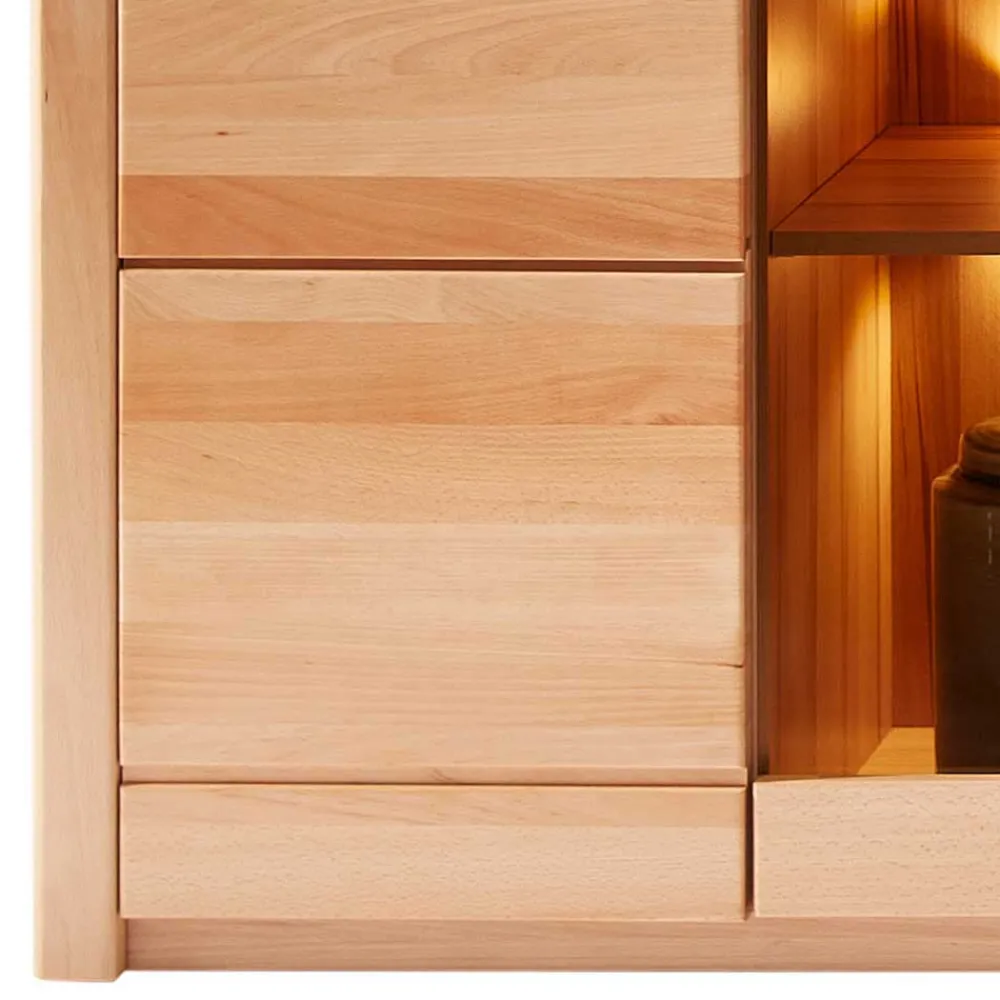 Wohnen Wohnwände|Wohnwand*Wohnwand Schränke & Regal Set - Amyonta (vierteilig)