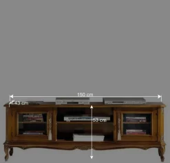 Wohnen Wohnwände|Wohnwand*Wohnwand Vitrinen & TV Board - Carlenna (dreiteilig)