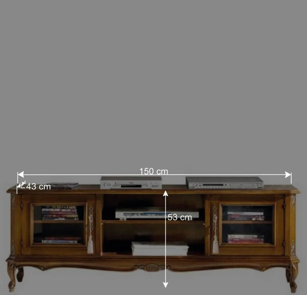 Wohnen Wohnwände|Wohnwand*Wohnwand Vitrinen & TV Board - Carlenna (dreiteilig)