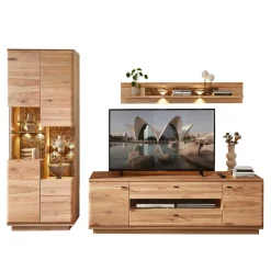 Wohnen Wohnwand Wohnzimmer-Möbel Set - Cassna (dreiteilig)