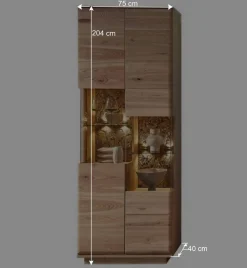 Wohnen Wohnwand Wohnzimmer-Möbel Set - Cassna (dreiteilig)