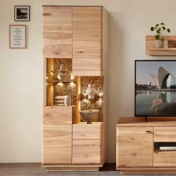 Wohnen Wohnwand Wohnzimmer-Möbel Set - Cassna (dreiteilig)