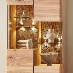 Wohnen Wohnwand Wohnzimmer-Möbel Set - Cassna (dreiteilig)