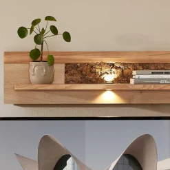 Wohnen Wohnwand Wohnzimmer-Möbel Set - Cassna (dreiteilig)