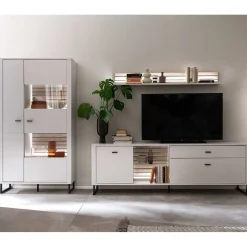 Wohnen Wohnwand Wohnzimmermöbel Set - Varzino (dreiteilig)