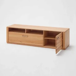 Wohnen Wohnwände|Wohnwand*Wohnzimmer Anbauwand Athias aus Kernbuche (dreiteilig)