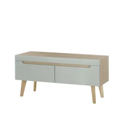 Wohnen Wohnzimmer Anbauwand im Skandi Design - Armina (vierteilig)