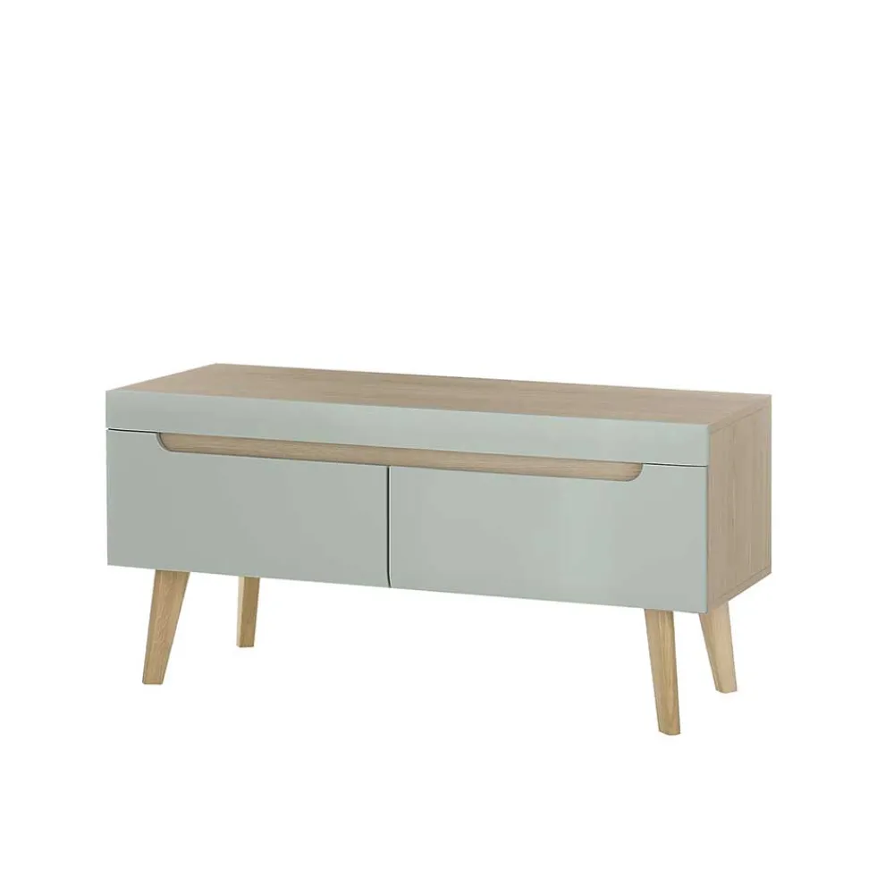 Wohnen Wohnzimmer Anbauwand im Skandi Design - Armina (vierteilig)