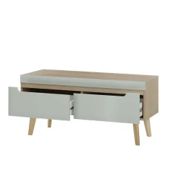 Wohnen Wohnzimmer Anbauwand im Skandi Design - Armina (vierteilig)