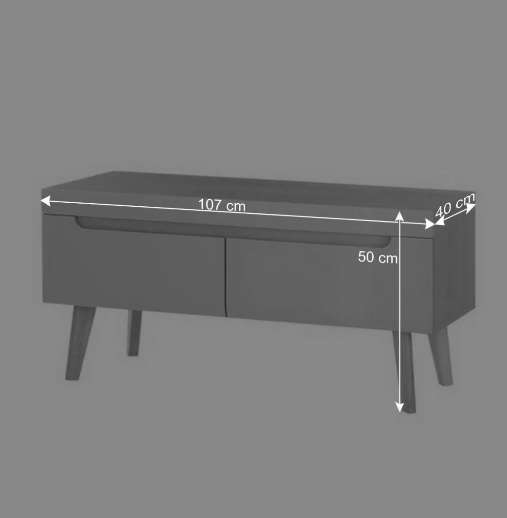 Wohnen Wohnzimmer Anbauwand im Skandi Design - Armina (vierteilig)