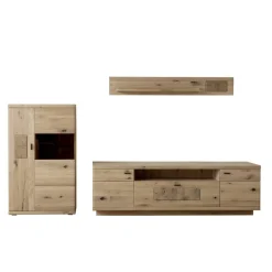 Wohnen Wohnzimmer Anbauwand in Asteiche Hell - Losiamos (dreiteilig)