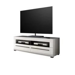 Wohnen Wohnwände|Wohnwand*Wohnzimmer Anbauwand Jetongos in Weiß Hochglanz (vierteilig)