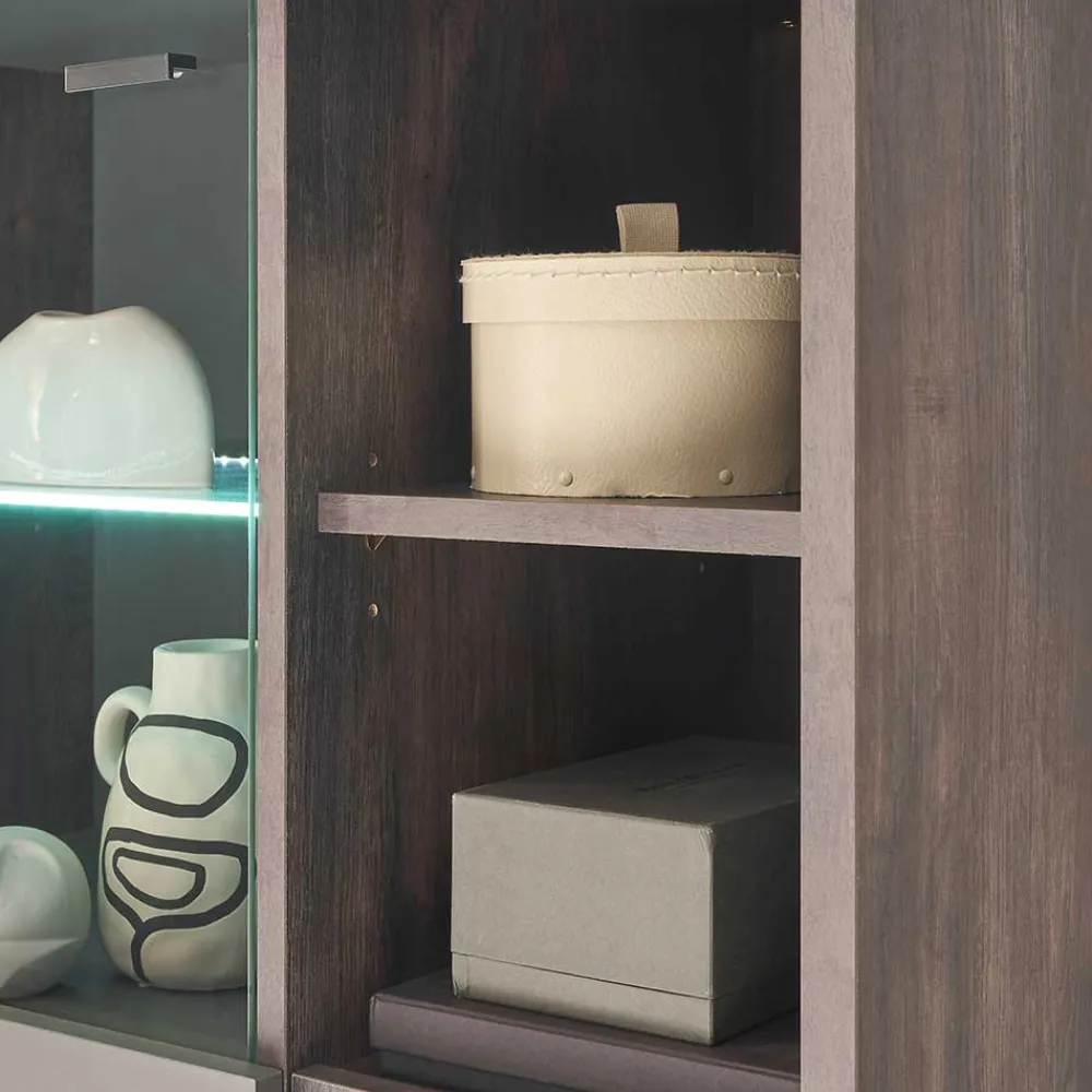 Wohnen Wohnzimmer Anbauwand Möbel-Kombi - Mundo (dreiteilig)