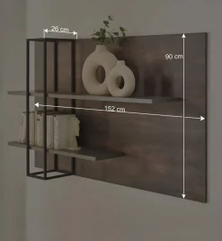 Wohnen Wohnzimmer Anbauwand Möbel-Kombi - Mundo (dreiteilig)